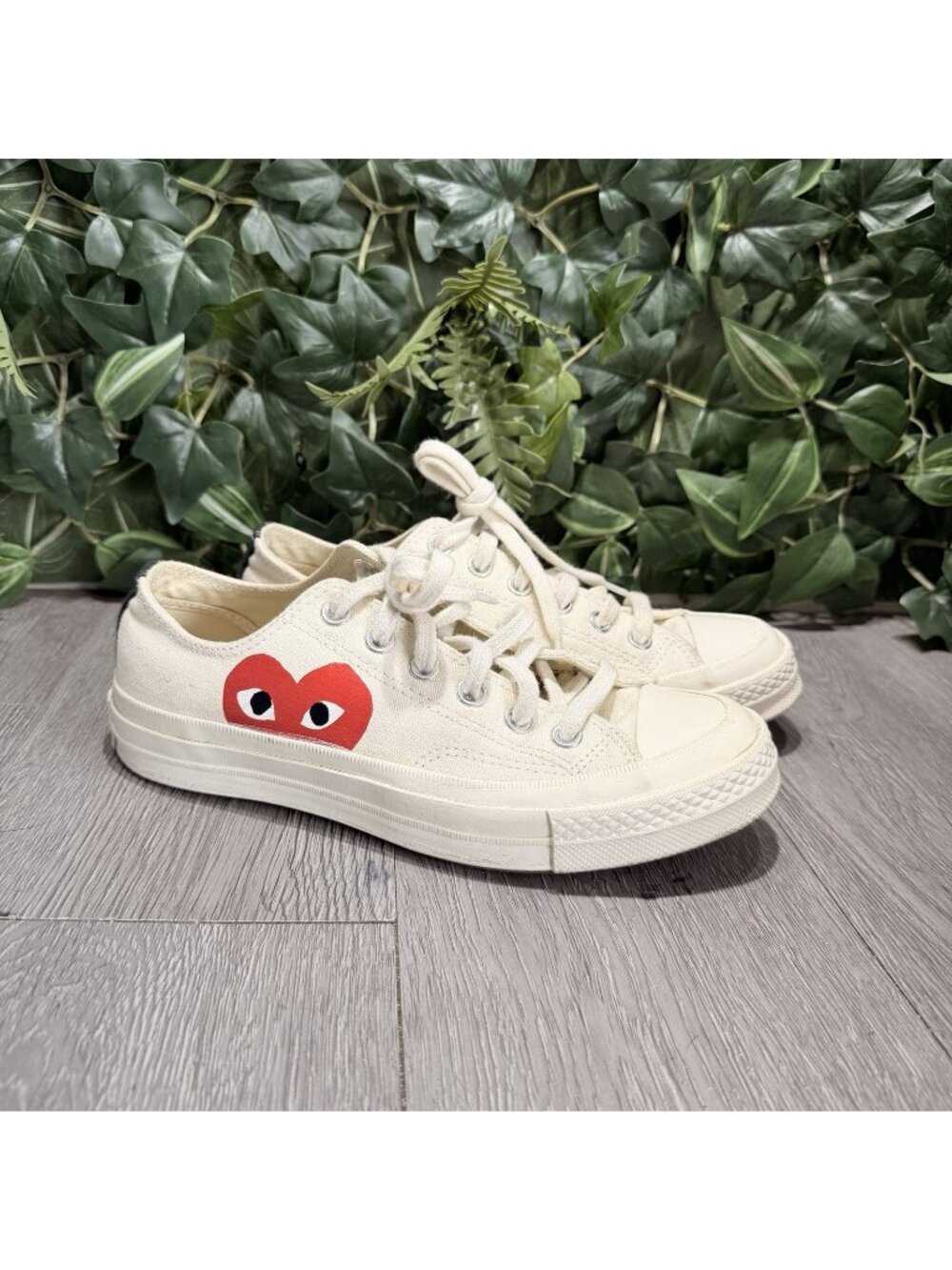 Converse Comme des Garçons Play x Chuck 70 Low Milk 2015 Men 5, Women 7, 150207F